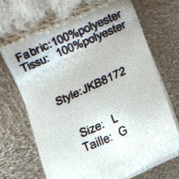 NEW ELAN SHERPA STORM COAT JACKET  COZY CHIC LUX ASPEN BLACK CREAM LARGE - Picture 5 of 9